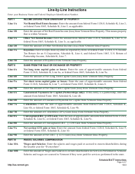 Instructions for Schedule BI-477 Vermont Income Adjustment Calculation: Pass-Through Nonresident - Vermont, Page 2