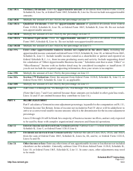 Instructions for Schedule BI-477 Vermont Income Adjustment Calculation: Pass-Through Nonresident - Vermont, Page 4