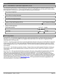 USCIS Form I-690 Supplement 1 Applicants With a Class a Tuberculosis Condition (As Defined by Health and Human Services Regulations), Page 3