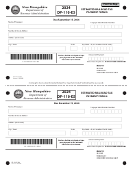Form DP-110-ES Estimated Railroad Tax - New Hampshire, Page 3