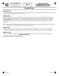 Form DP-9 Small Business Corporation (&quot;s&quot; Corp) Information Report - New Hampshire, Page 3