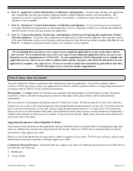 Instructions for USCIS Form I-881 Application for Suspension of Deportation or Special Rule Cancellation of Removal, Page 6