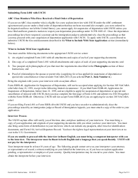 Instructions for USCIS Form I-881 Application for Suspension of Deportation or Special Rule Cancellation of Removal, Page 8