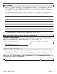 USCIS Form I-191 Application for Relief Under Former Section 212(C) of the Immigration and Nationality Act (Ina), Page 14