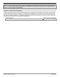 USCIS Form I-191 Application for Relief Under Former Section 212(C) of the Immigration and Nationality Act (Ina), Page 16