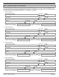 USCIS Form I-191 Application for Relief Under Former Section 212(C) of the Immigration and Nationality Act (Ina), Page 7