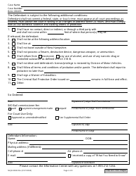 Form NHJB-2369-DSE Bail Order - New Hampshire, Page 2
