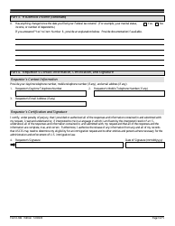 USCIS Form I-942 Request for Reduced Fee, Page 3