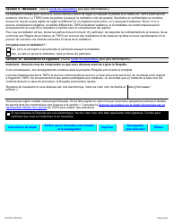 Forme 1 (SJT001F) Requete En Vertu De L&#039;article 34(1) Du Code DES Droits De La Personne - Ontario, Canada (French), Page 6
