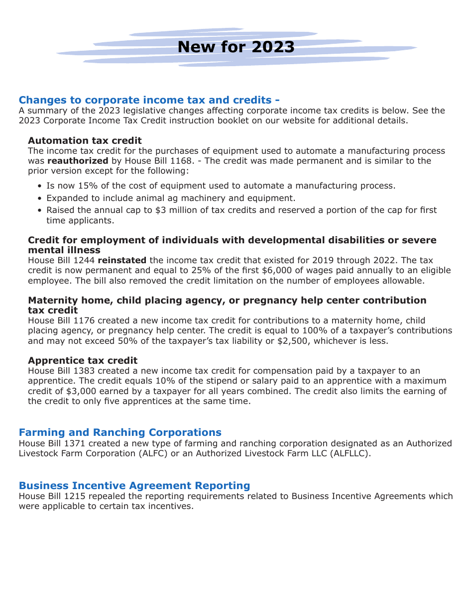 Instructions for Form 40, SFN28740 Corporation Income Tax Return - North Dakota, Page 2