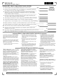 Form 40 (SFN28740) Corporation Income Tax Return - North Dakota, Page 5