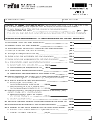 Document preview: Form SFN28742 Schedule ND-1TC Tax Credits - North Dakota, 2023