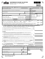 Form 58 (SFN28703) Partnership Income Tax Return - North Dakota