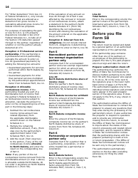 Instructions for Form 58, SFN28703 Partnership Income Tax Return - North Dakota, Page 16
