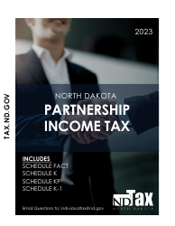 Instructions for Form 58, SFN28703 Partnership Income Tax Return - North Dakota