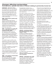 Instructions for Form 58, SFN28703 Partnership Income Tax Return - North Dakota, Page 3