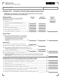 Form 60 (SFN28717) S Corporation Income Tax Return - North Dakota, Page 2