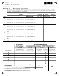 Form 60 (SFN28717) S Corporation Income Tax Return - North Dakota, Page 5