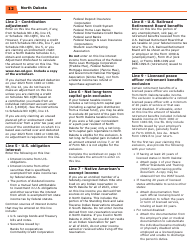 Instructions for Form ND-EZ, ND-1, SFN28745, SFN28702 - North Dakota, Page 14