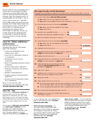 Instructions for Form ND-EZ, ND-1, SFN28745, SFN28702 - North Dakota, Page 16