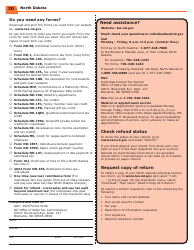 Instructions for Form ND-EZ, ND-1, SFN28745, SFN28702 - North Dakota, Page 32