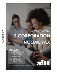 Document preview: Instructions for Form 60, SFN28717 S Corporation Income Tax Return - North Dakota