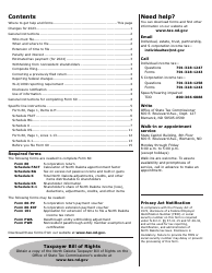 Instructions for Form 60, SFN28717 S Corporation Income Tax Return - North Dakota, Page 2