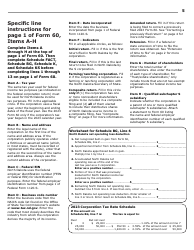 Instructions for Form 60, SFN28717 S Corporation Income Tax Return - North Dakota, Page 7