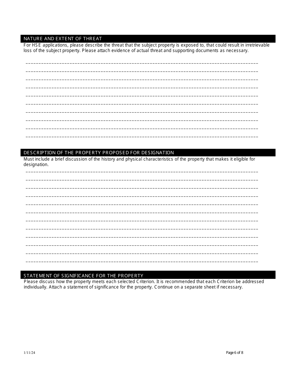 Designation of Individual Property Nomination Application - City of Fort Worth, Texas, Page 6