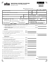 Document preview: Form ND-1 (SFN28702) Individual Income Tax Return - North Dakota, 2023