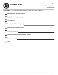 Form ER-1 Expert Reviewer Original Application - California, Page 4