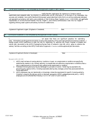 Approval to Construct Drinking Water Facilities Application - Arizona, Page 6