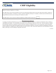Form CS27 Separate Child Health Insurance Program General Eligibility - Continuous Eligibility, Page 2