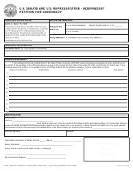 Form SC-3P U.S. Senate and U.S. Representative - Independent Petition for Candidacy - Idaho, Page 2