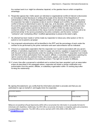 Attachment A Responder Information/Declarations - Minnesota, Page 2