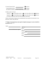 Form HOU102 Eviction Action Complaint - Minnesota, Page 5