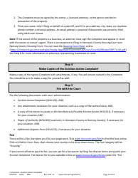 Form HOU101 Instructions - Eviction Action Complaint - Minnesota, Page 13