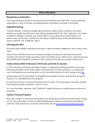Form HOU101 Instructions - Eviction Action Complaint - Minnesota, Page 17