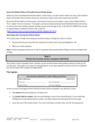 Form HOU101 Instructions - Eviction Action Complaint - Minnesota, Page 5