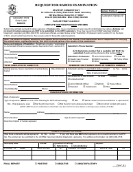 Document preview: Form OL-97A Request for Rabies Examination - Connecticut