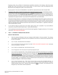 Instructions for Statement of Premium Taxes and Fees - Life, Accident and Health - Idaho, Page 2