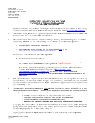 Instructions for Statement of Premium Taxes and Fees - Title Insurance Companies - Idaho