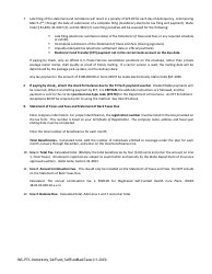 Instructions for Statement of Premium Taxes and Fees - Registered Self-funded Health Care Plan and Statement of Back Taxes Due - Idaho, Page 2