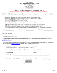 Document preview: Add a Doing Business as Name (Dba) - Idaho