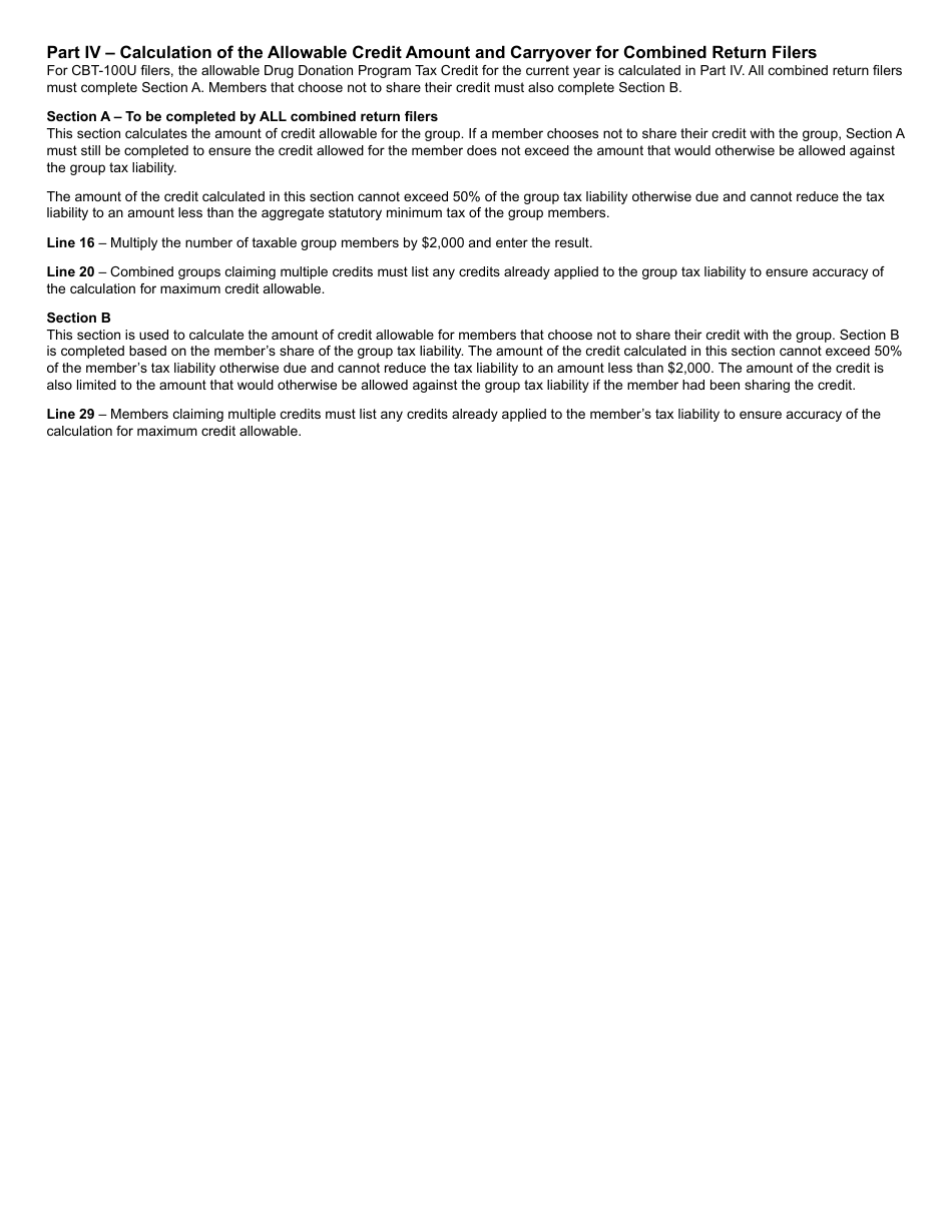 Form 326 New Jersey Corporation Business Tax Drug Donation Program Tax Credit - New Jersey, Page 4