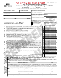 Form CBT-100S New Jersey Corporation Business Tax Return - New Jersey, Page 2