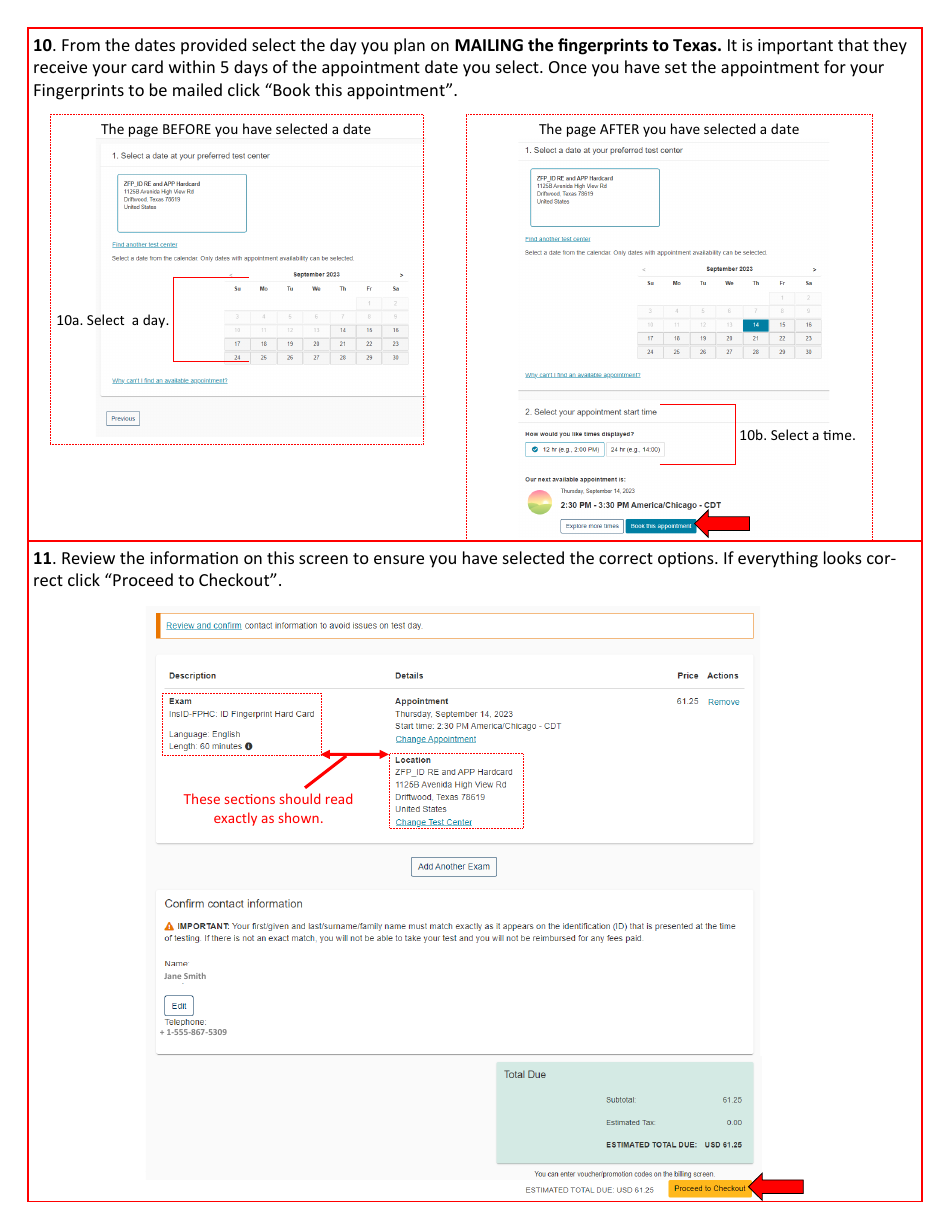 Bail Renewal Fingerprint Packet - Non-resident - Idaho, Page 10