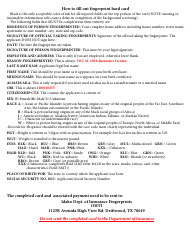 Bail Renewal Fingerprint Packet - Non-resident - Idaho, Page 5