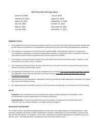 Sick Leave Bank Application/Physician Certification - Non-management, Supervisory and Corrections Units - Vermont, Page 3