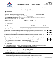 Form MP-300 Plan Information for Small Professional Service Db Plans - Missing Participants Program, Page 3